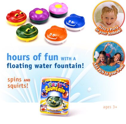 Party Fountain - Hours of fun with a floating water fountain!